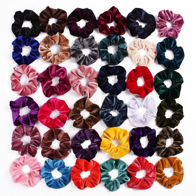 Zenper Good Quality No Velvet Fall Off  Hair Band Hair Scrunchies