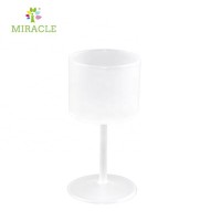 Water color printed logo wholesale factory price balnks wine glass cup