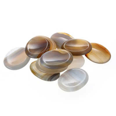 2020 wholesale natural pocket stone gemstone healing thumb stone crystal agate plam worry stone