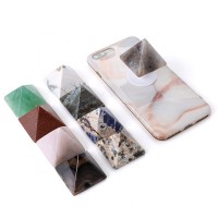 Pyramid Crystal Stone Phone Holder Grips Accessories Lazy Phone And Tablet Mobile Phone Stand Bracket